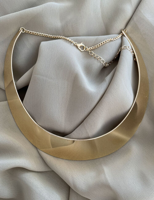 Gargantilla metal dorado