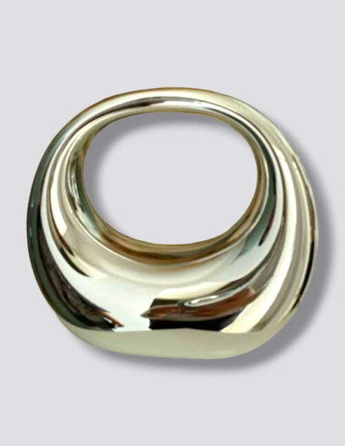 Bolso acrilico plata